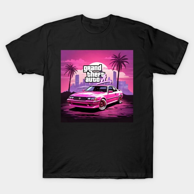 GTA 6 T-Shirt by Buff Geeks Art